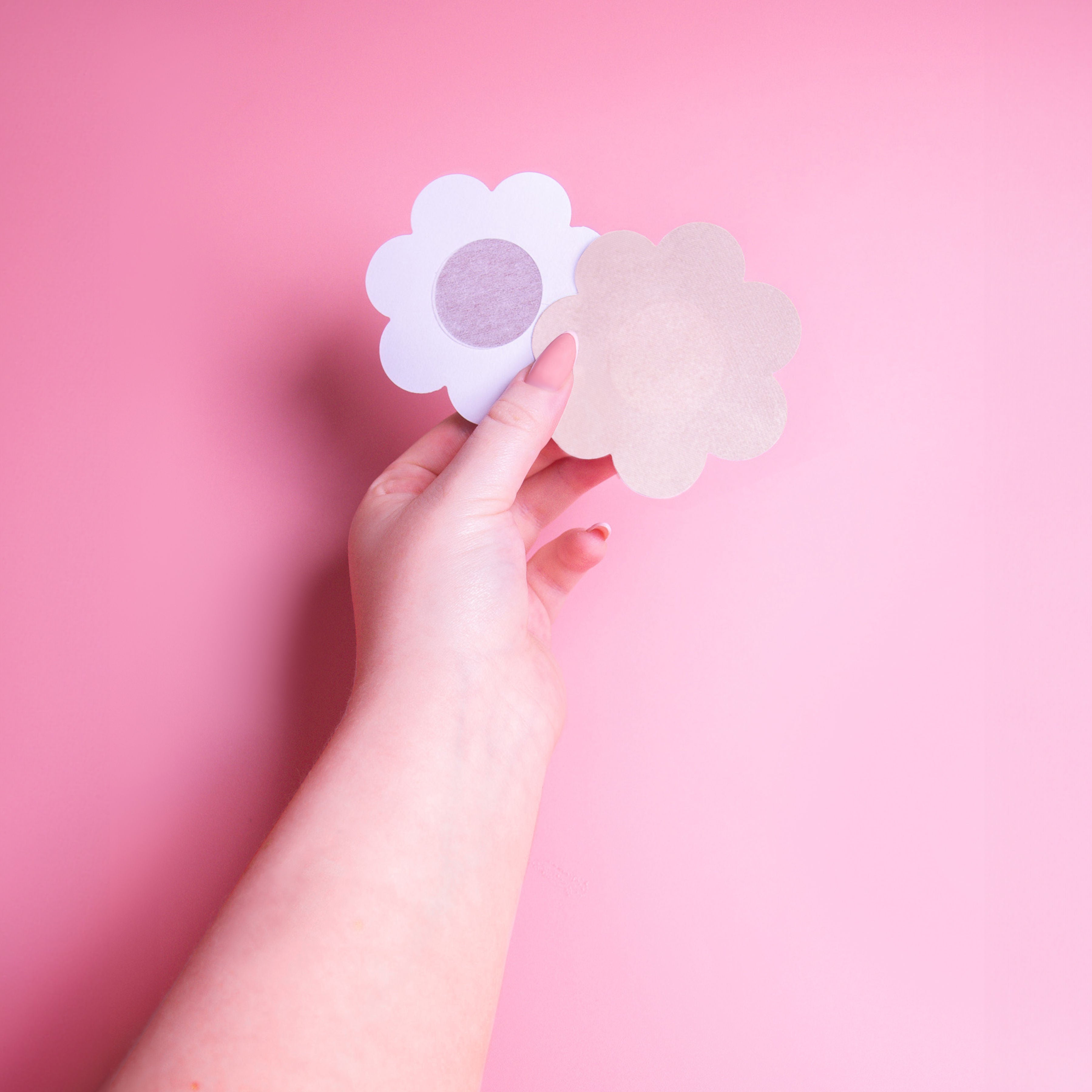 NIPPLE PETALS - TAN SET OF 5