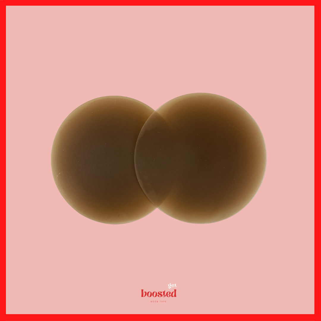 Boosted Reusable Nipple Petals - Coffee