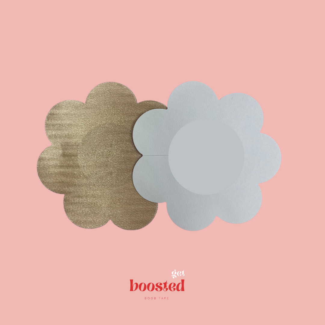 NIPPLE PETALS - TAN SET OF 5