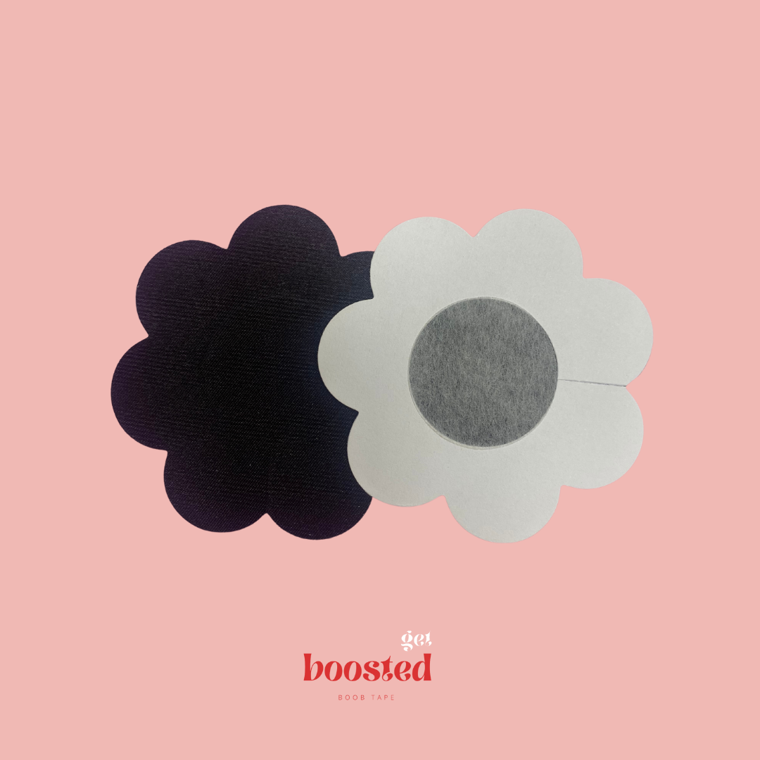 NIPPLE PETALS - BLACK SET OF 5